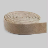 Kód: 39426 Gumiszalag hullámos szilikonnal 2cm széles - NUDE (test színü)